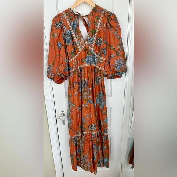 Anthropologie - House of Harlow Wanda Floral Midi Dress - Picture 3 of 10